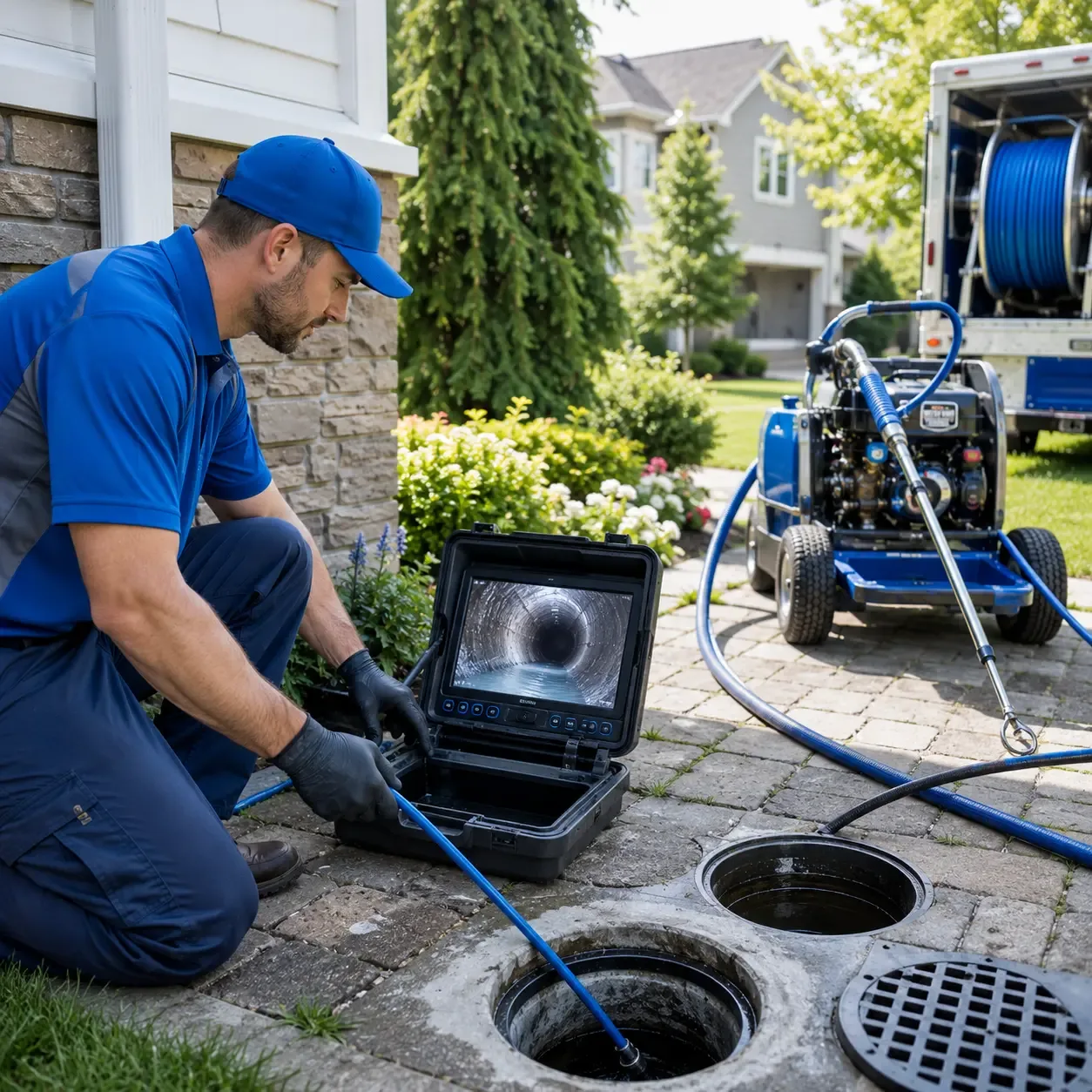 Outdoor drain cleaning professionals serving Greenhurst, NY